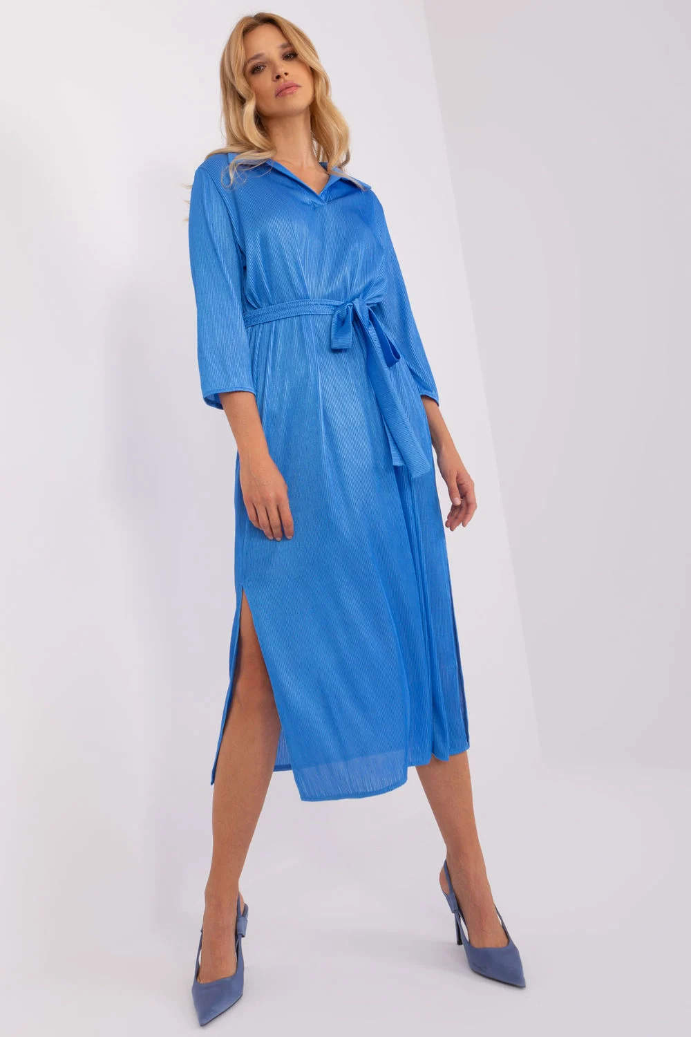Robe de jour bleue