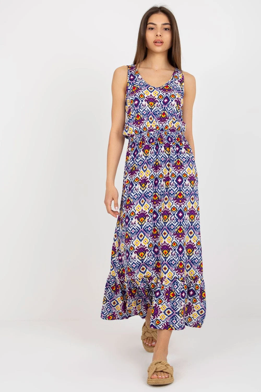 Robe de jour multicouleur