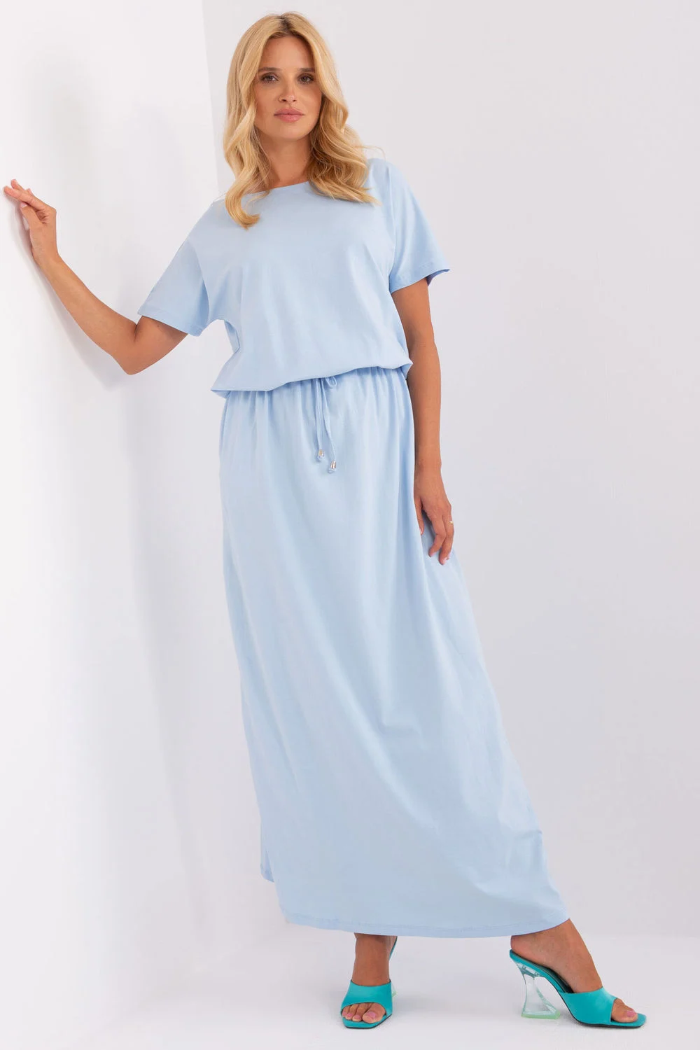 Robe de jour bleue