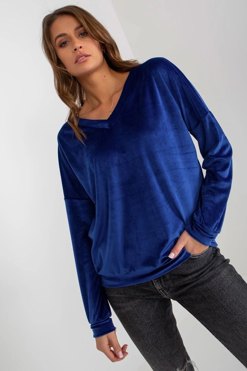 Sweatshirt bleu – Image 2