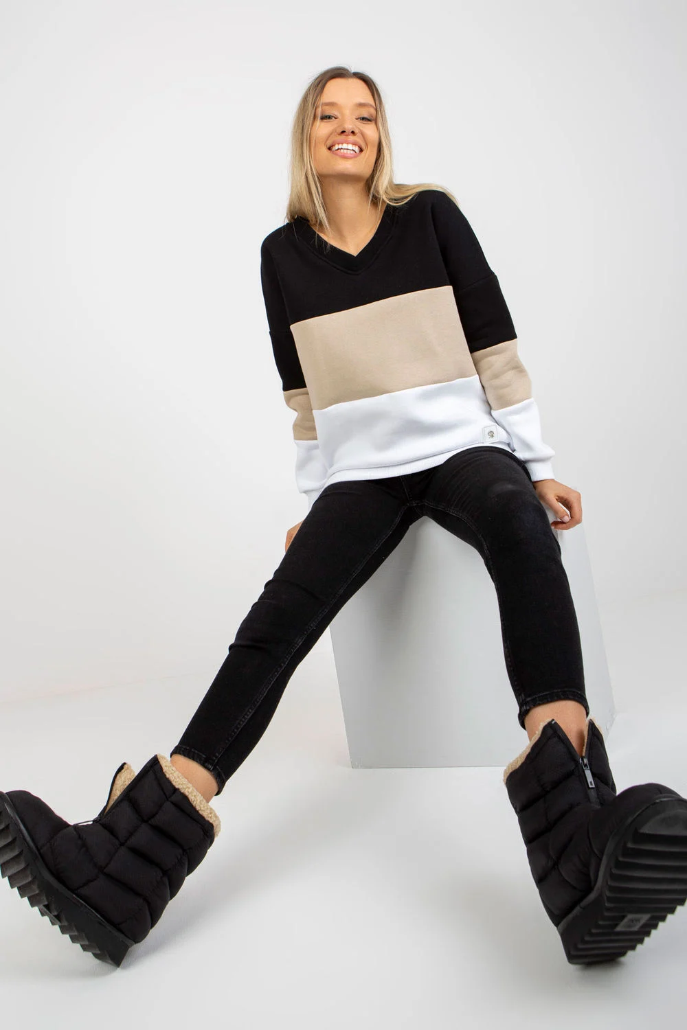 Sweatshirt beige