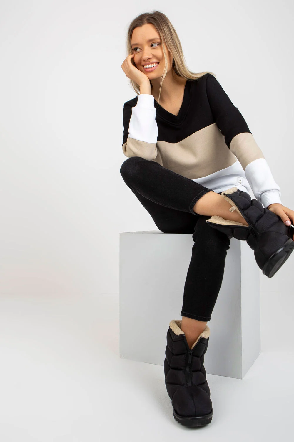 Sweatshirt beige – Image 2