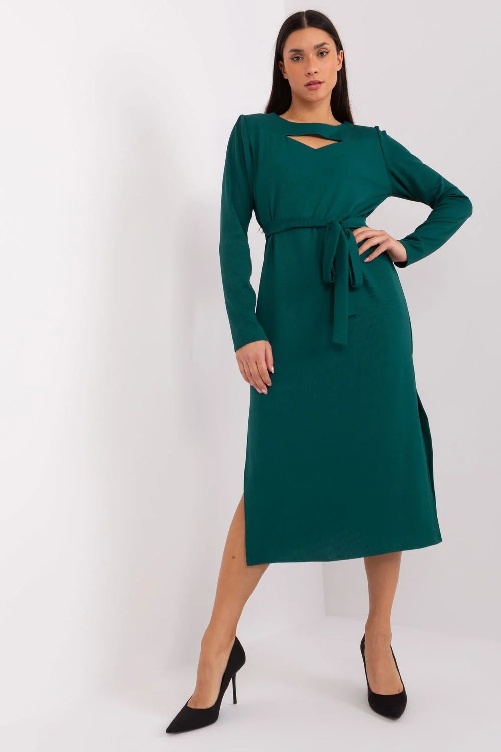 Robe de jour verte