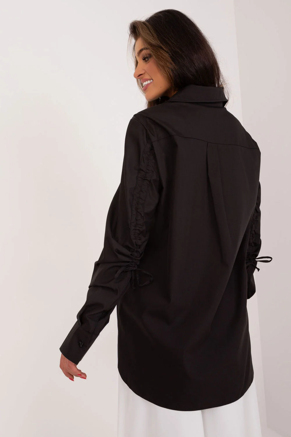 Chemise manche longue noire – Image 3