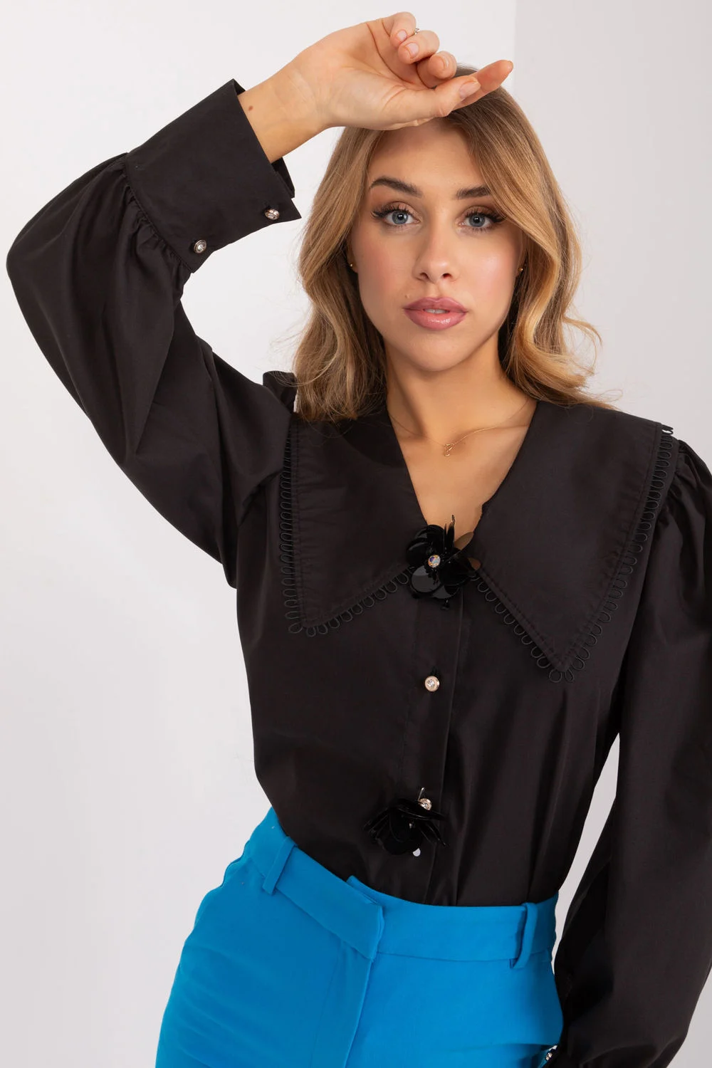 Lakerta Chemise manche longue noire