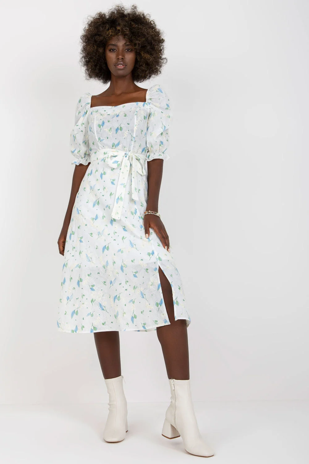 Robe de jour bleue