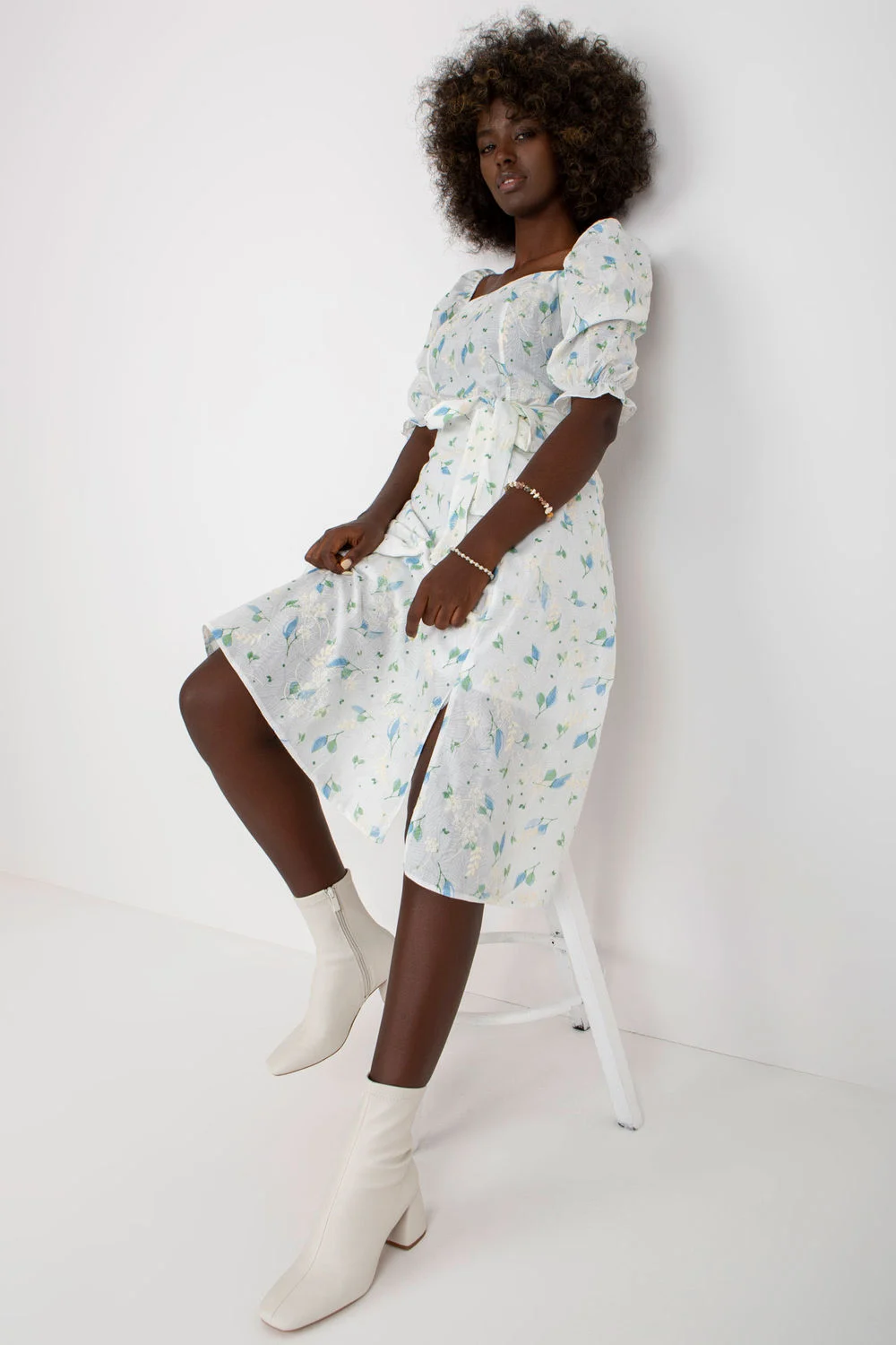 Robe de jour bleue – Image 2