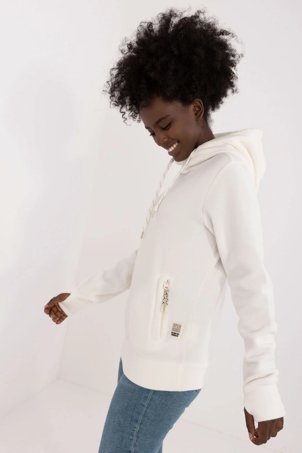 Sweatshirt blanc – Image 2