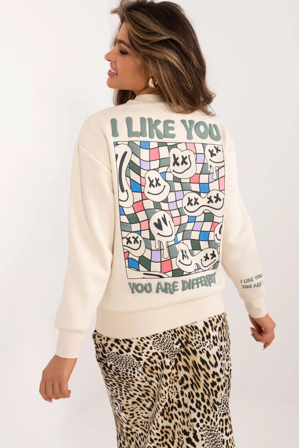 Sweatshirt beige – Image 3