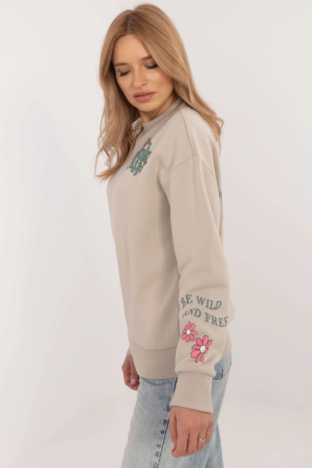 Sweatshirt beige – Image 2