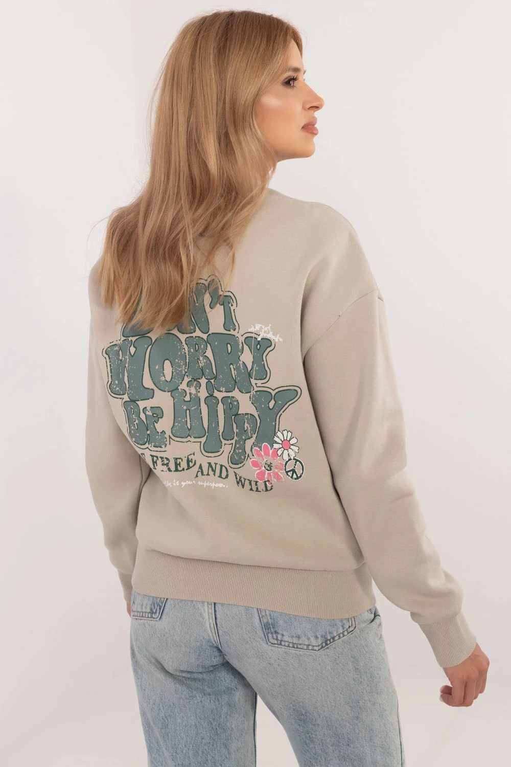 Sweatshirt beige – Image 3