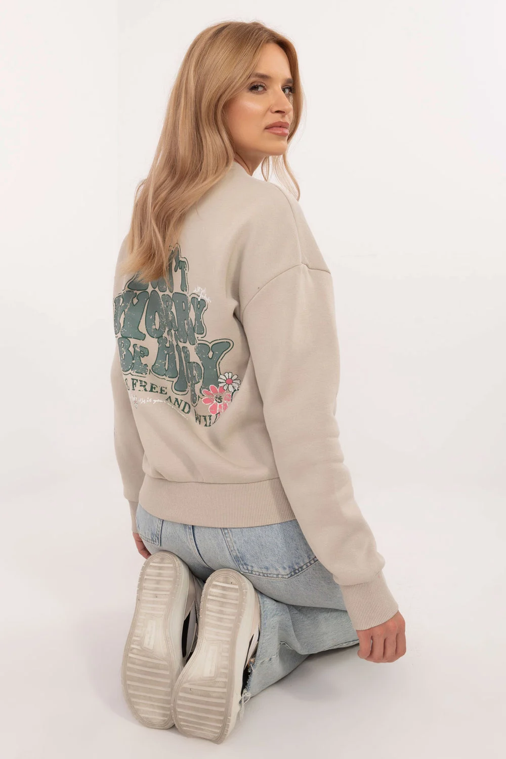 Sweatshirt beige – Image 4