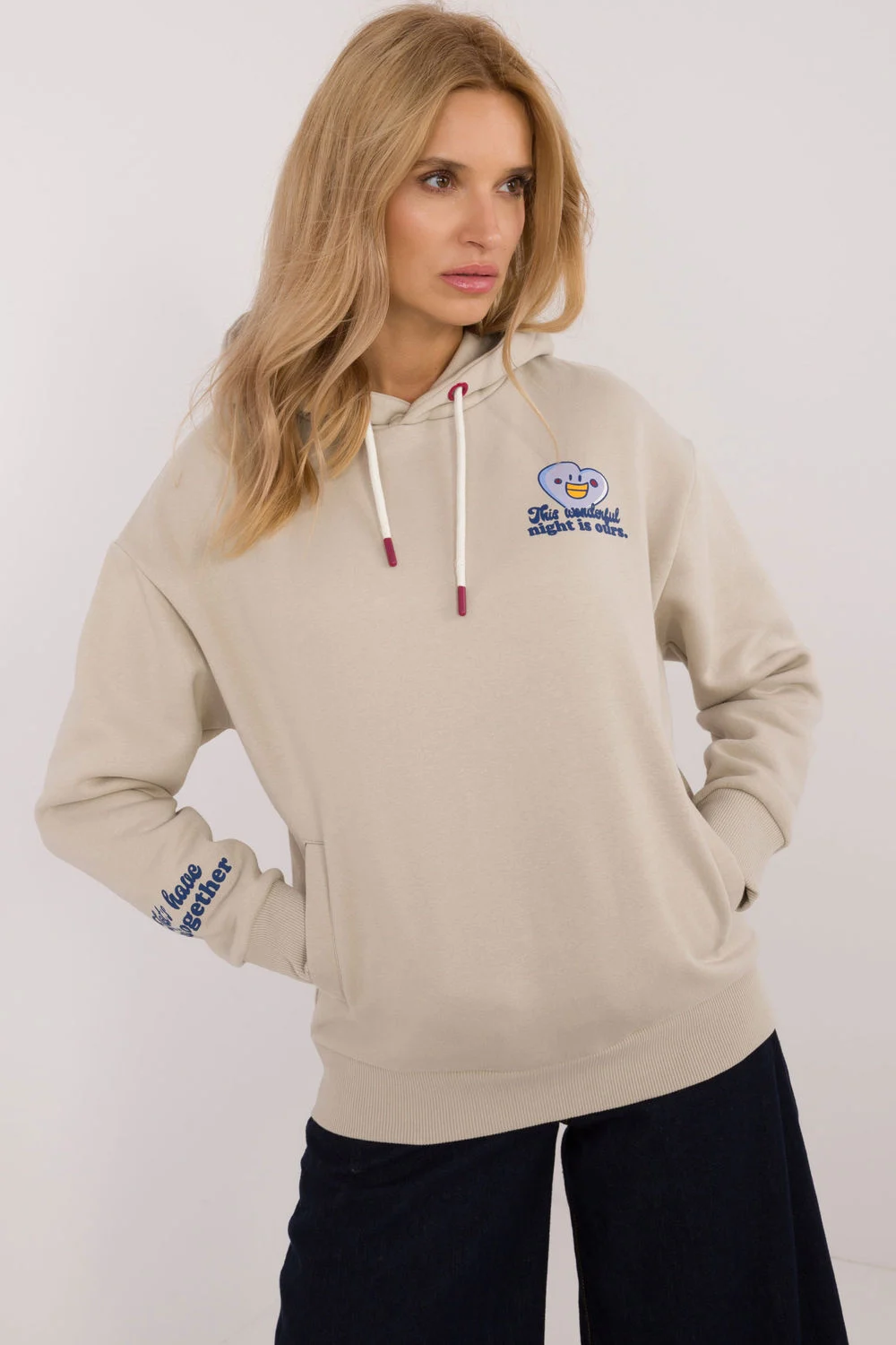 Sweatshirt beige
