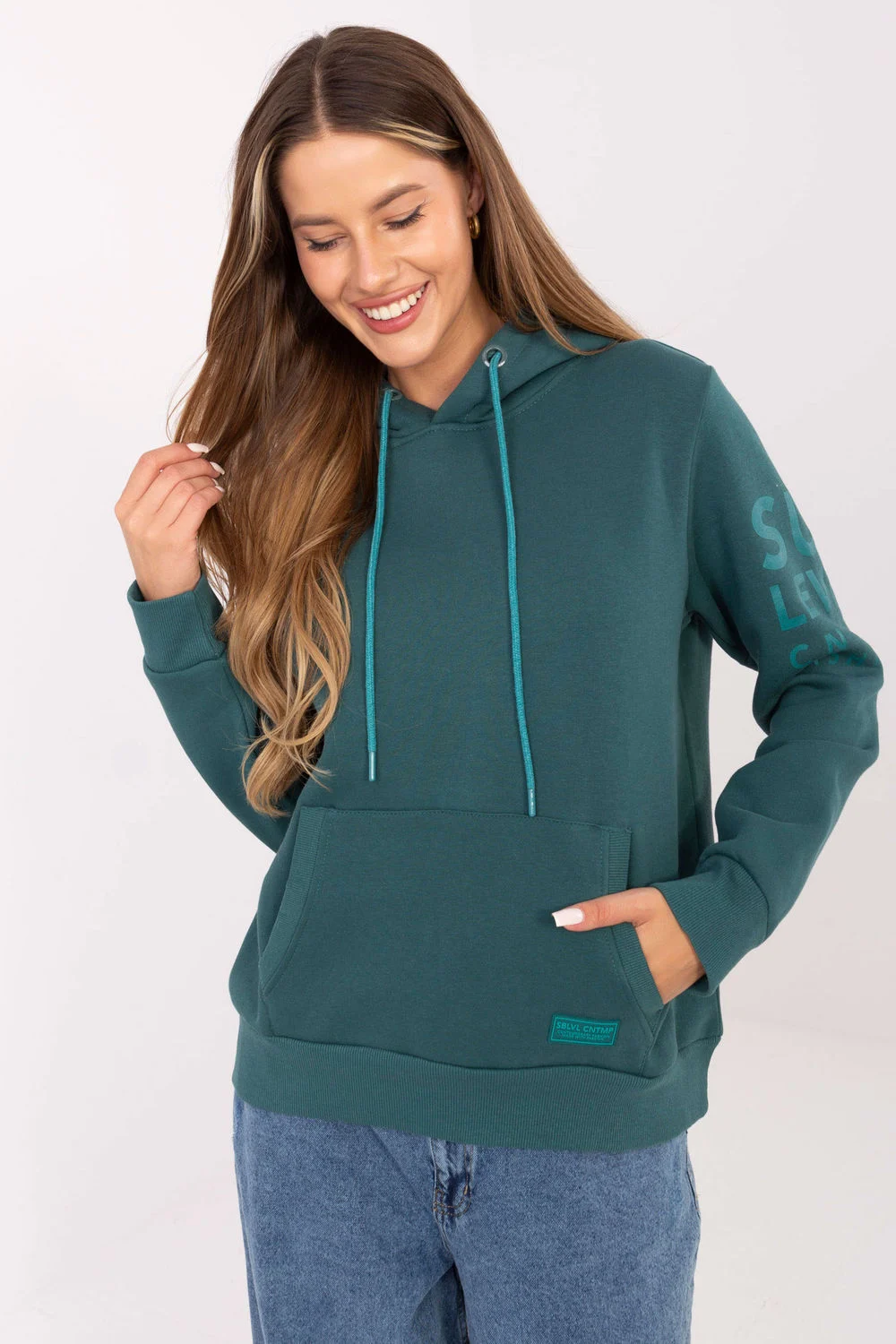Sweatshirt vert