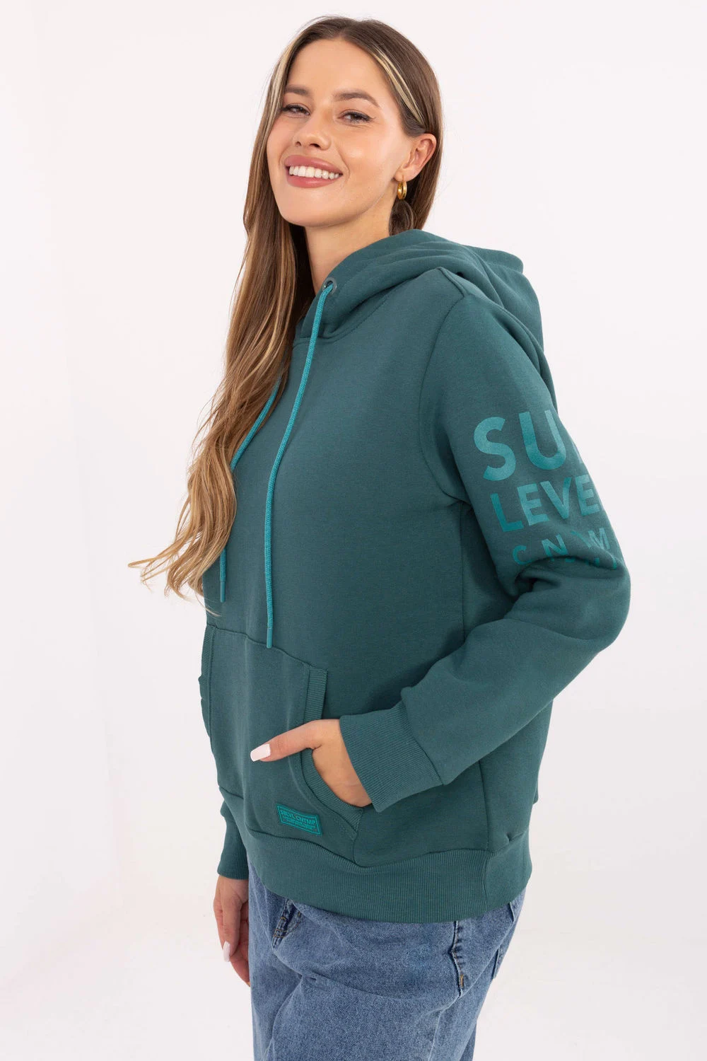 Sweatshirt vert – Image 2