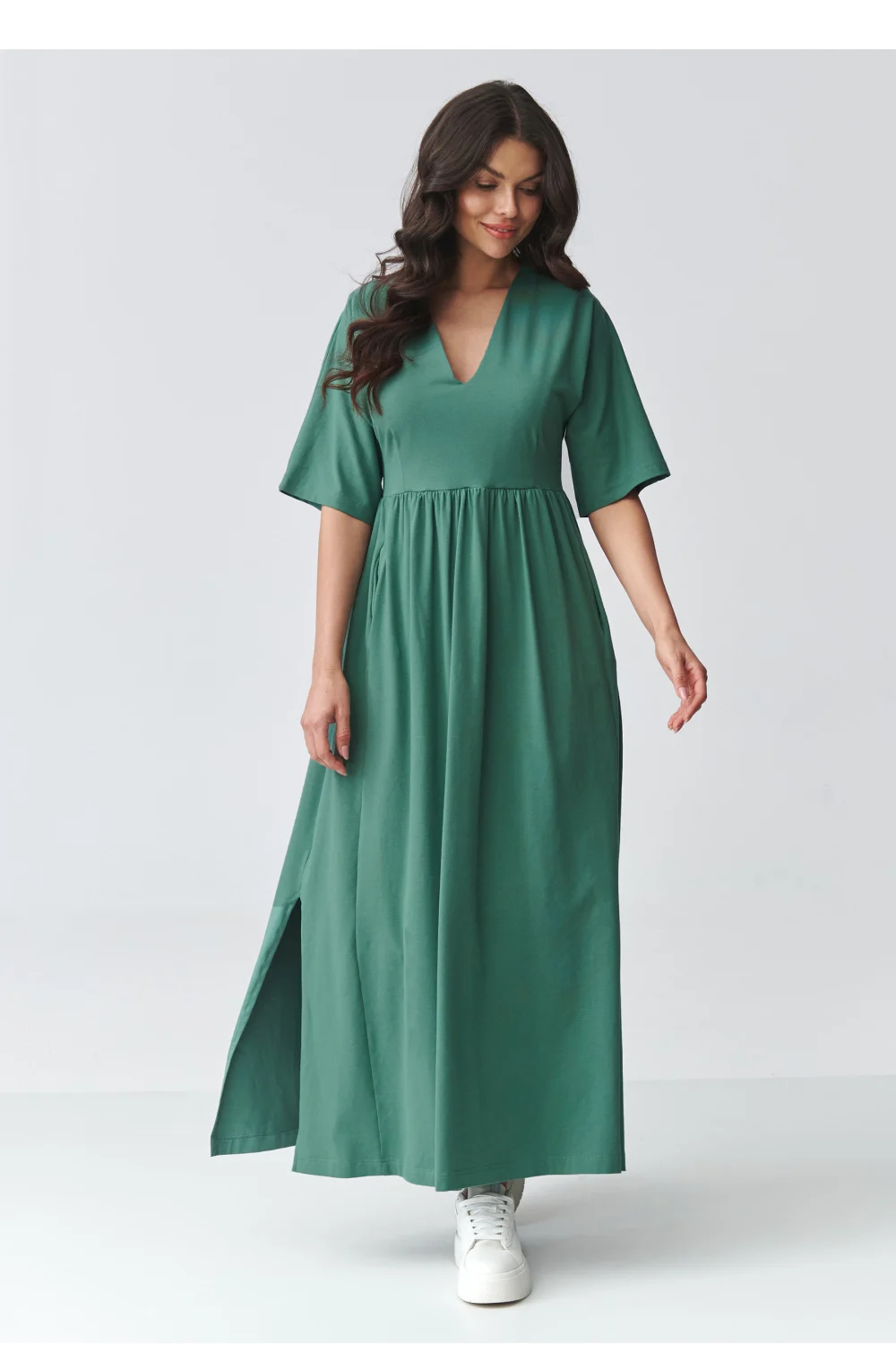 Robe de jour verte