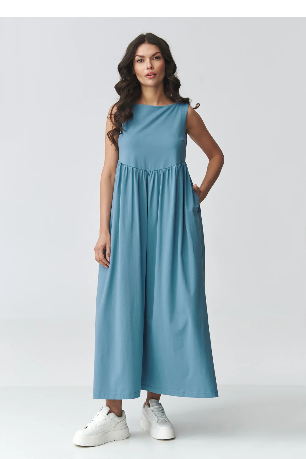 Robe de jour bleue