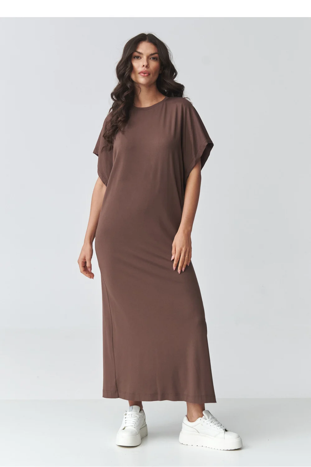 Robe de jour brune