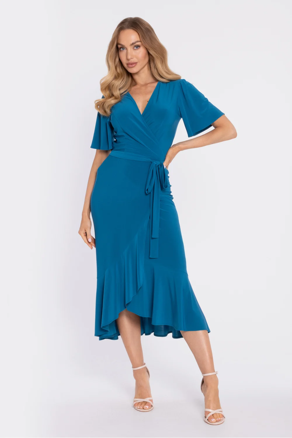 Robe de jour bleue