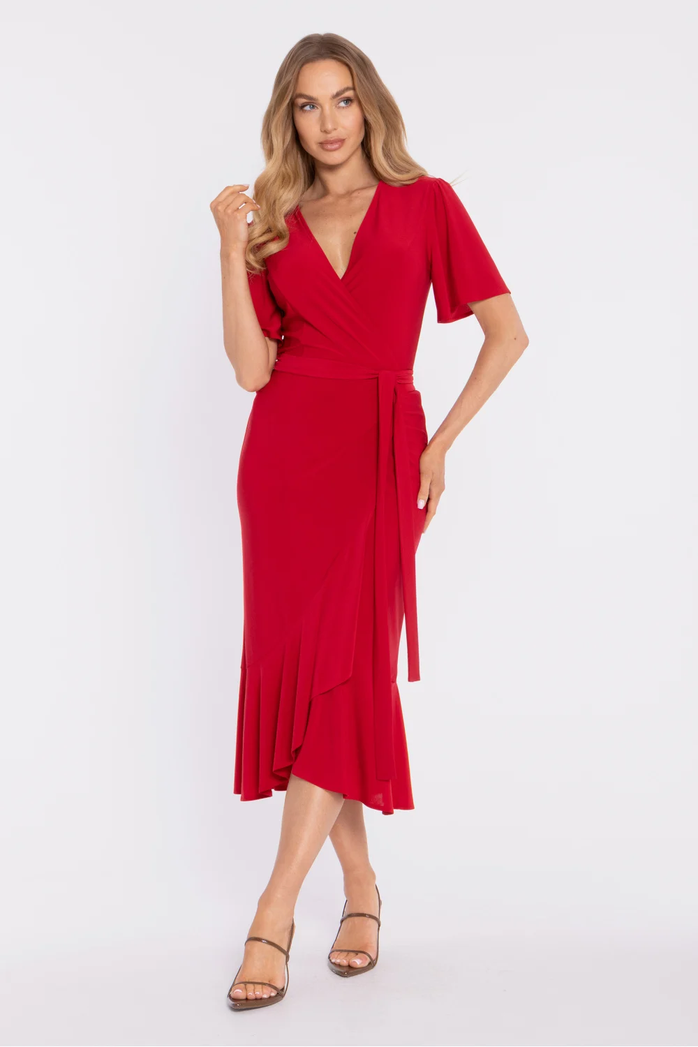 Robe de jour rouge
