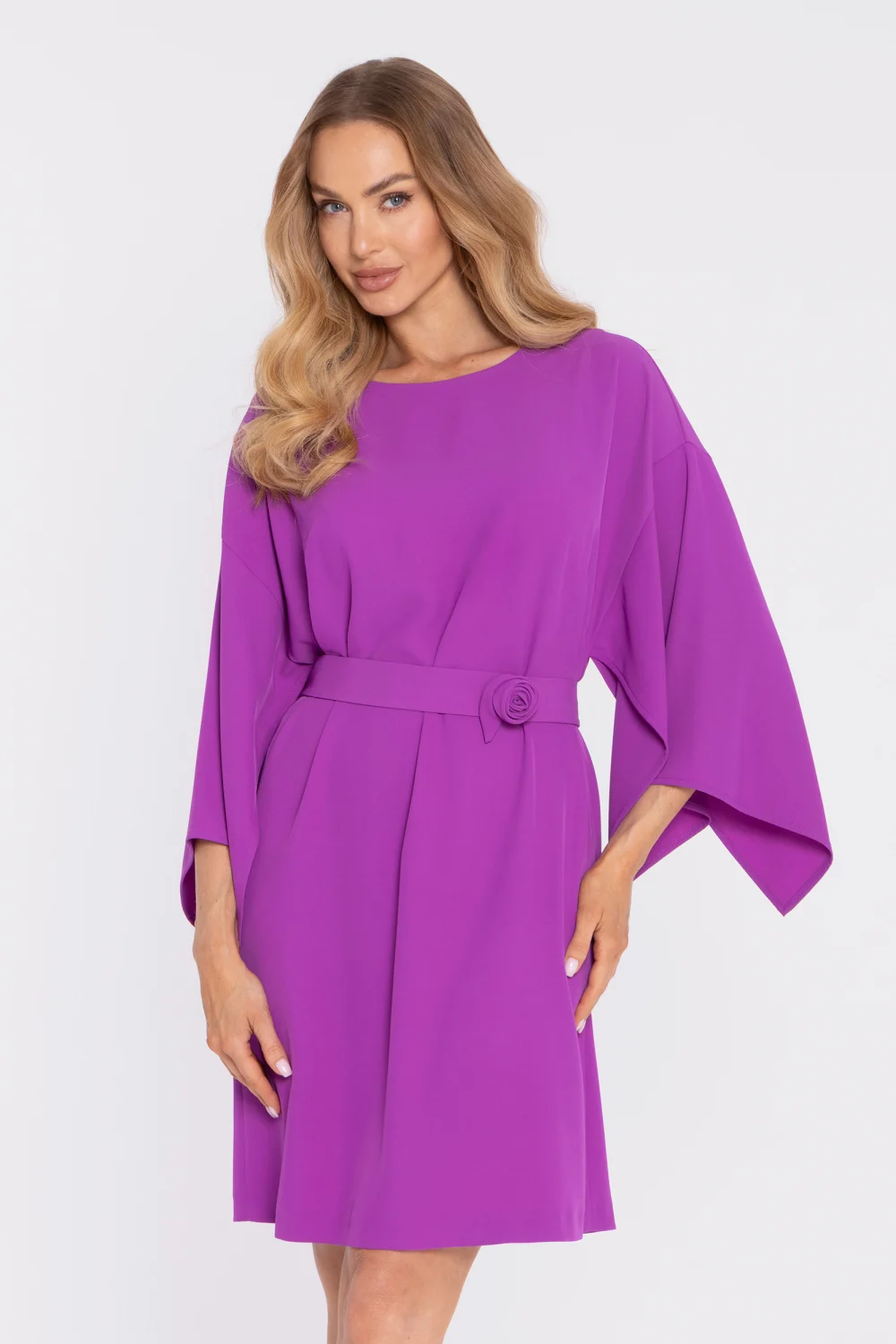 Robe de cocktail violette