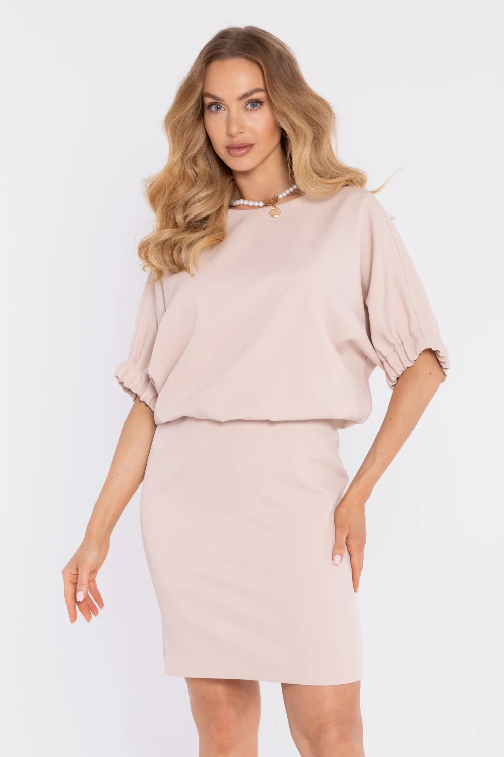 Robe de jour beige