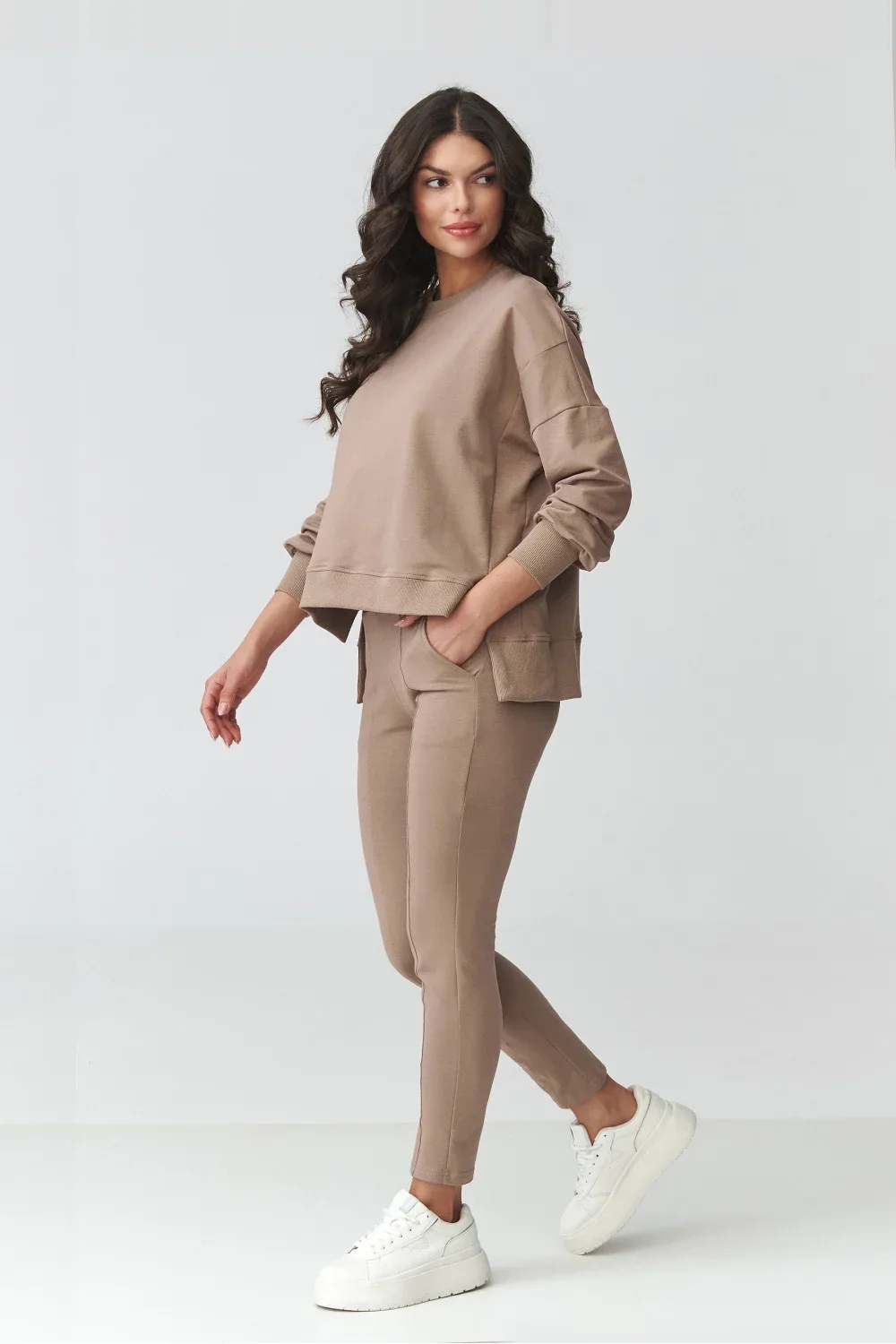 Ensemble sweat brun – Image 2