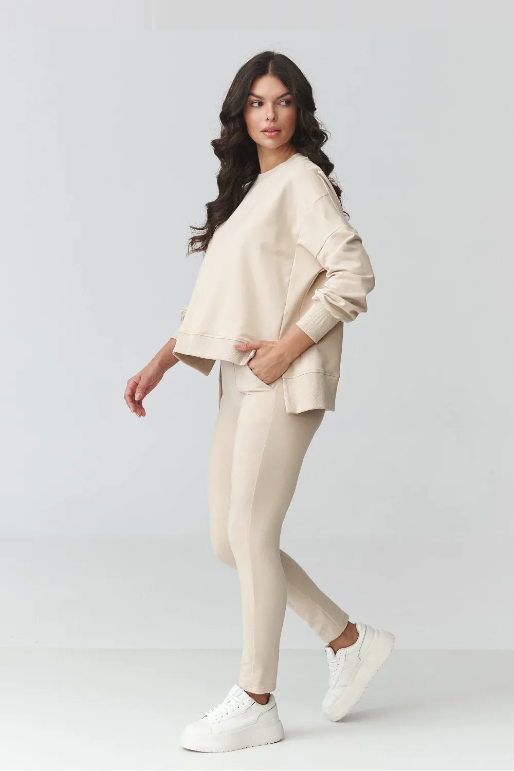Ensemble sweat beige – Image 2