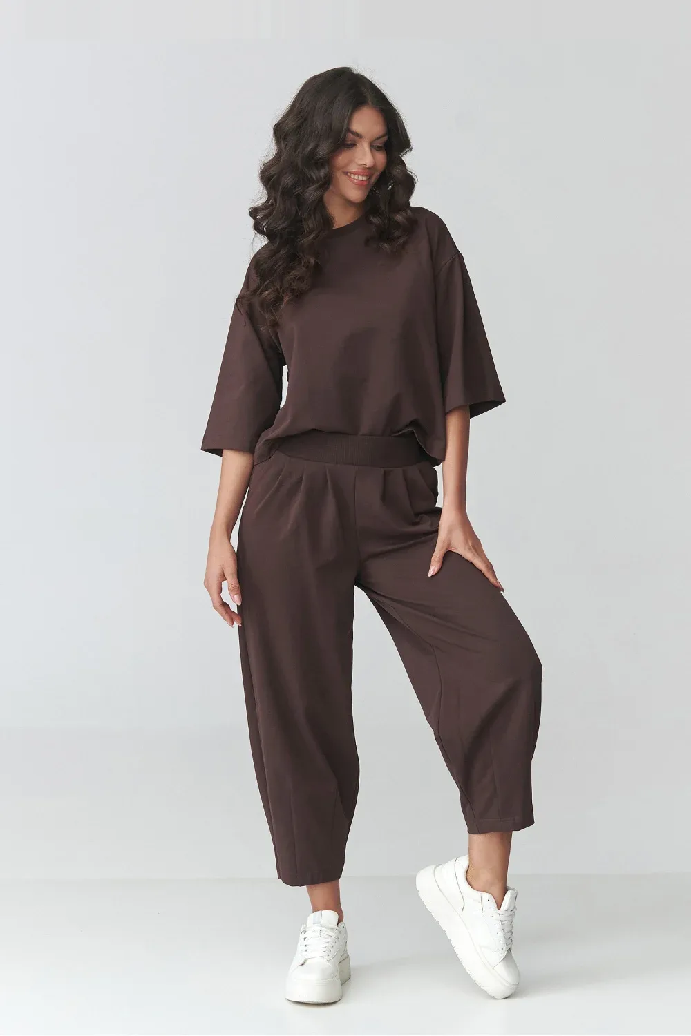 Ensemble sweat brun – Image 2