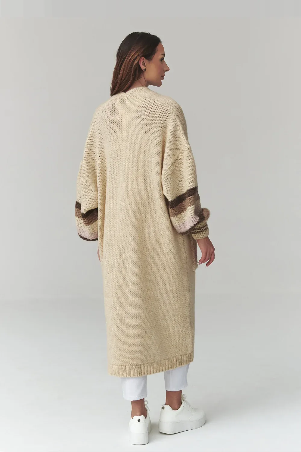 Cardigan oversize beige – Image 3