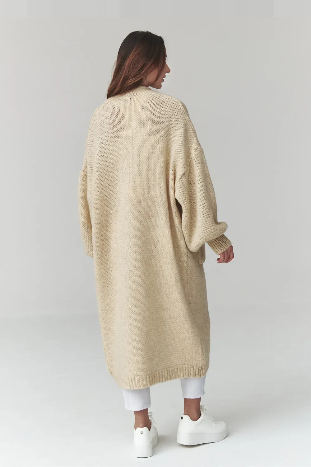 Cardigan oversize beige – Image 3