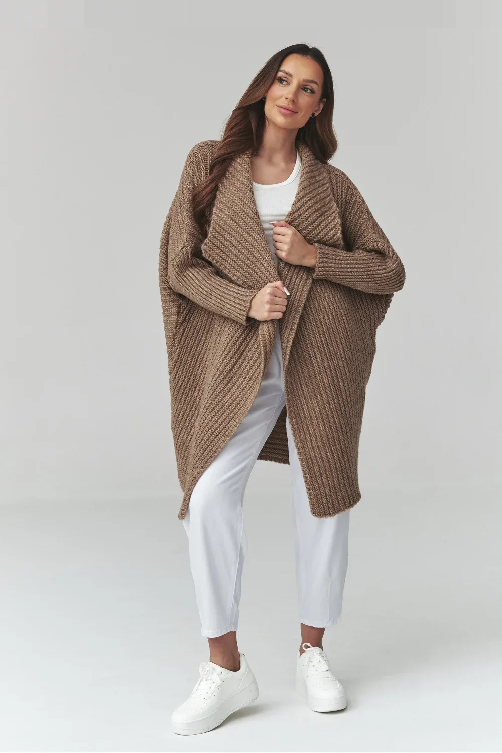 Cardigan oversize beige – Image 2