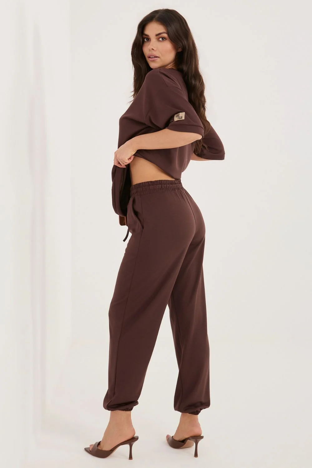 Rue Paris Ensemble sweat brun