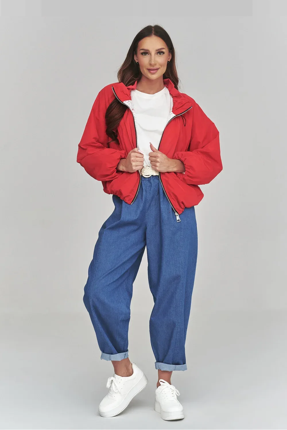 Makadamia Veste rouge à capuche