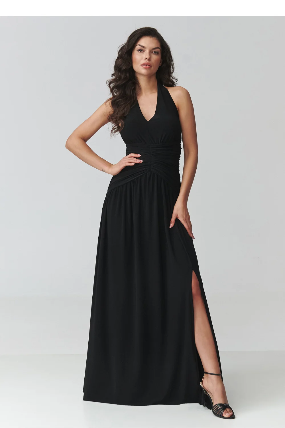 Robe longue noire
