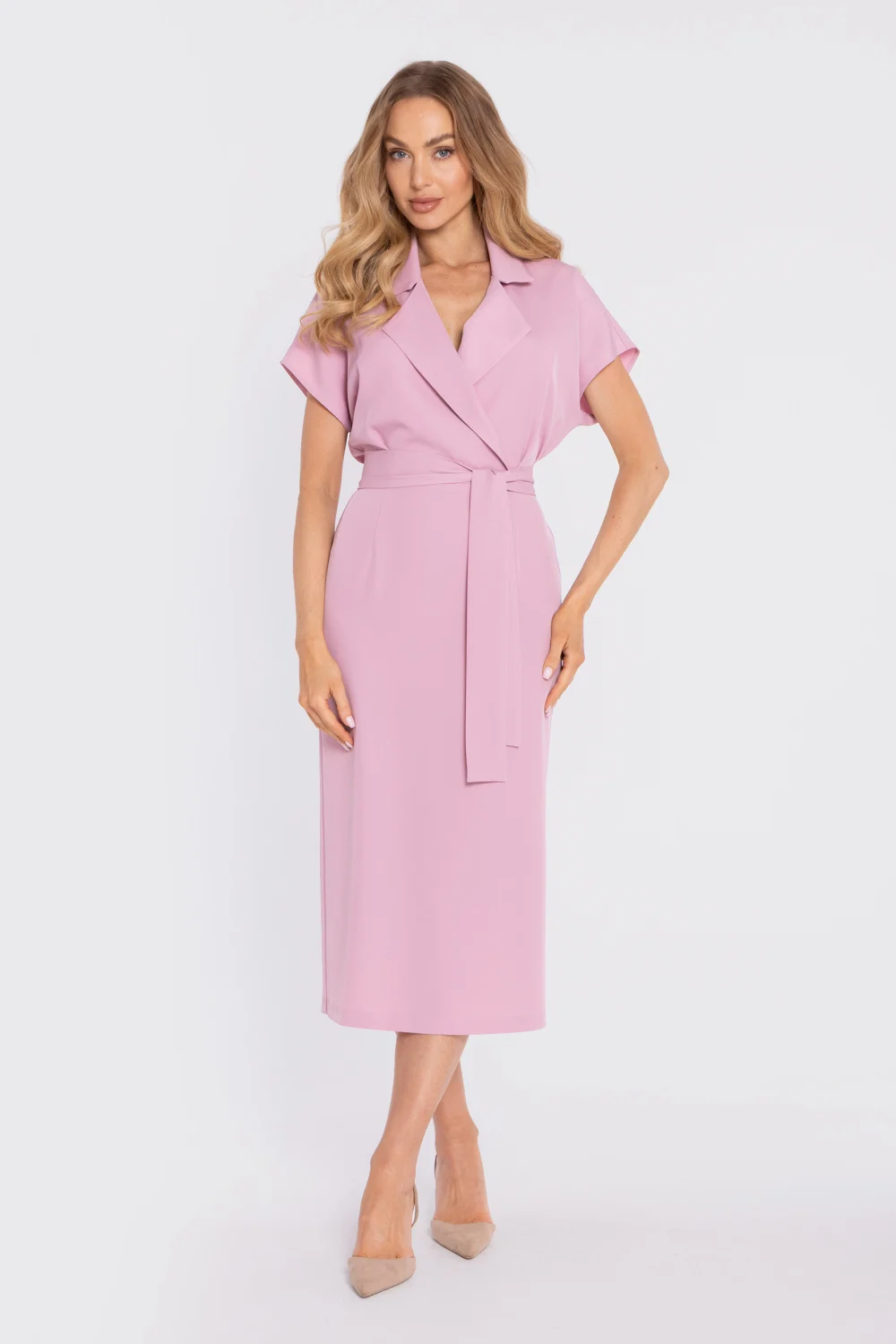 Robe de cocktail rose