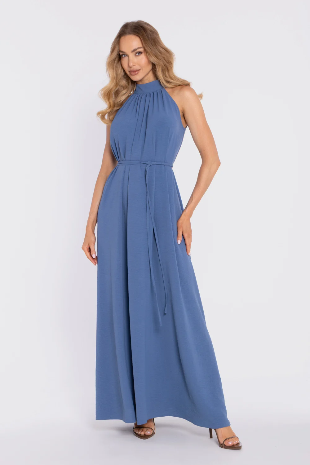 Robe de jour bleue
