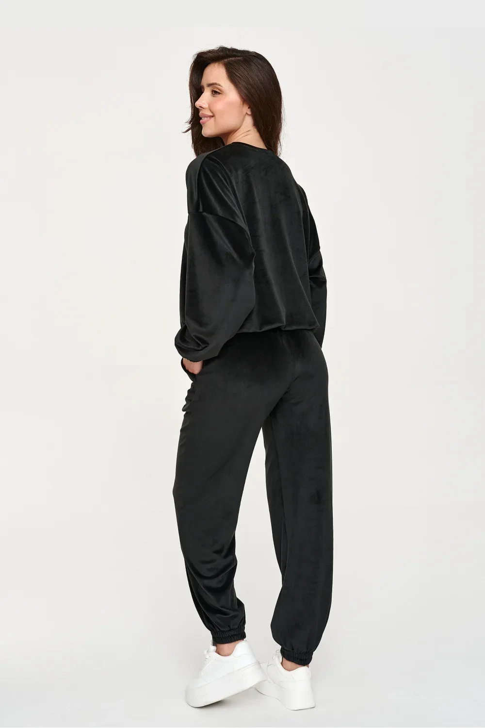 Makadamia Ensemble noir en velours