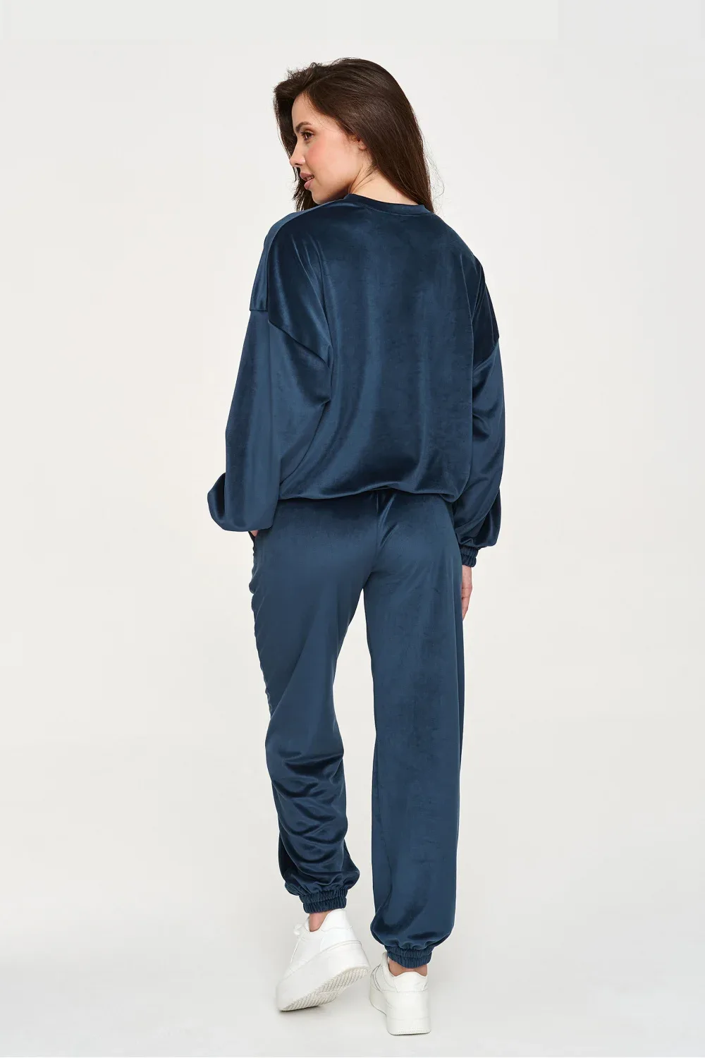 Makadamia Ensemble bleu en velours