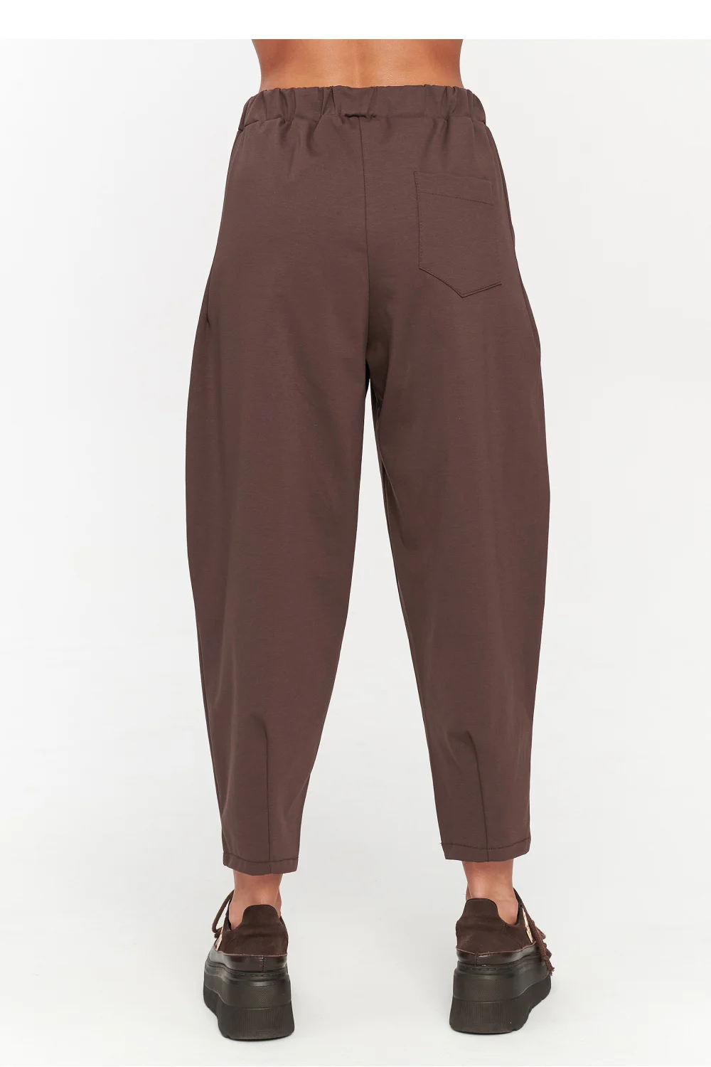 Pantalon femme brun – Image 3