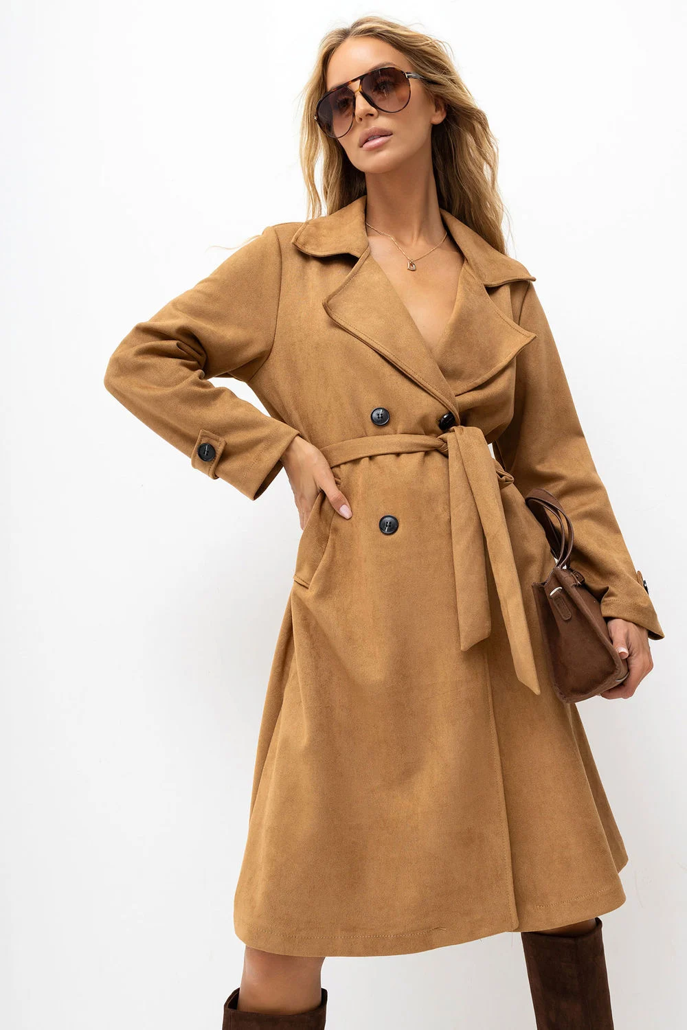 Manteau brun