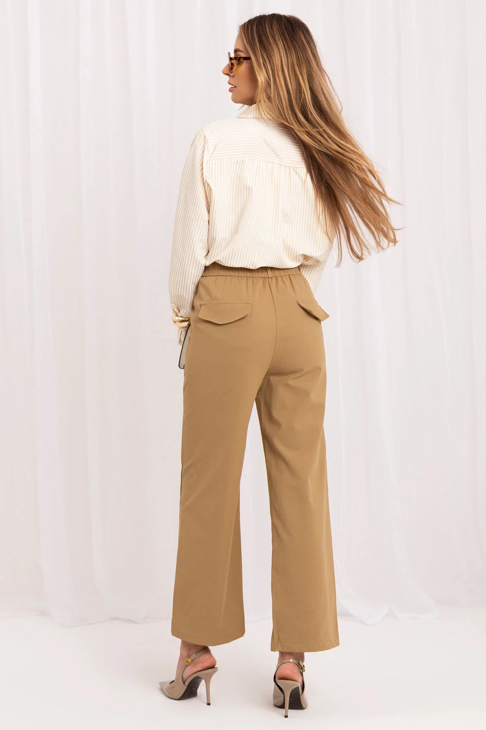 Pantalon femme brun – Image 3