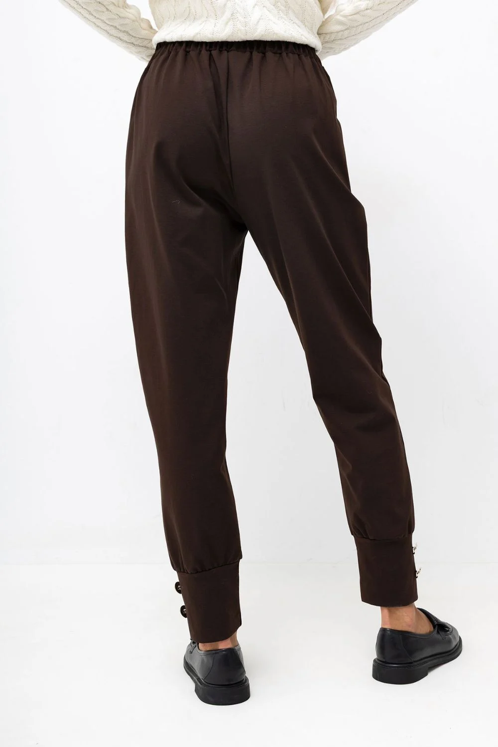 Pantalon femme brun – Image 3