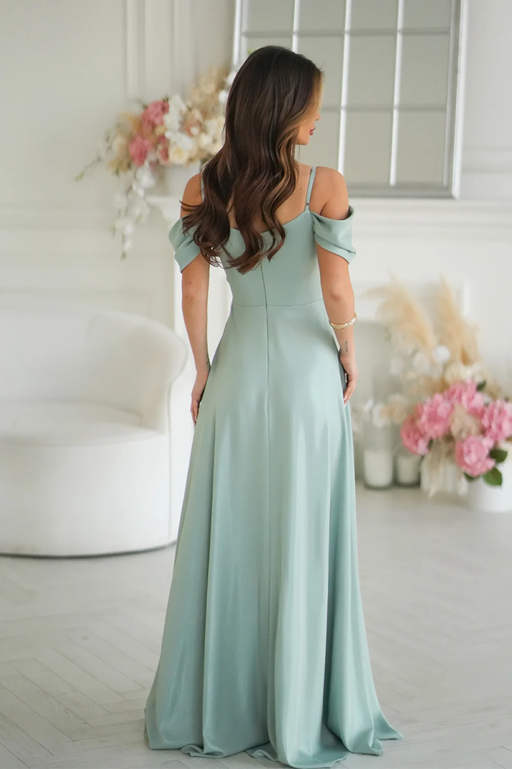 Robe longue verte – Image 3