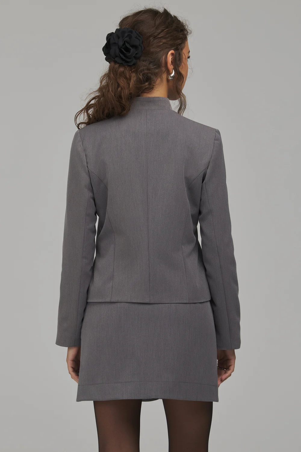 Jupe courte gris – Image 3