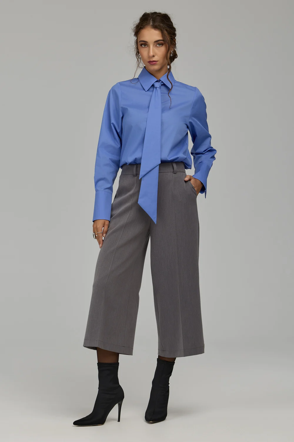 Pantalon femme gris – Image 2
