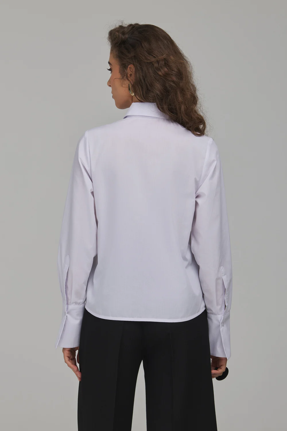 Chemise manche longue blanche – Image 3