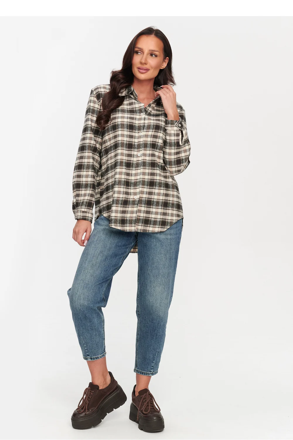 Chemise manche longue multicouleur – Image 2