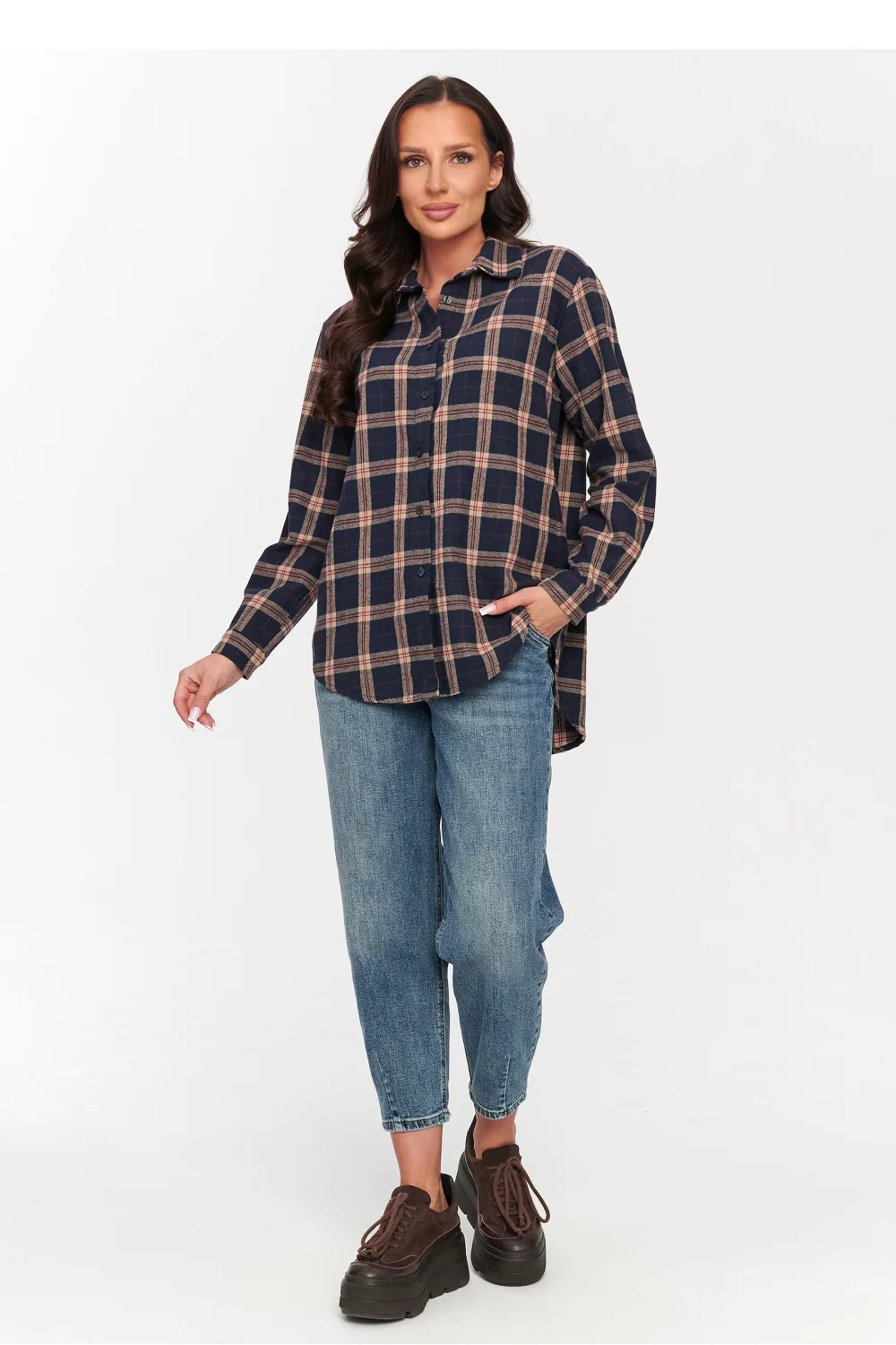 Chemise manche longue multicouleur – Image 2