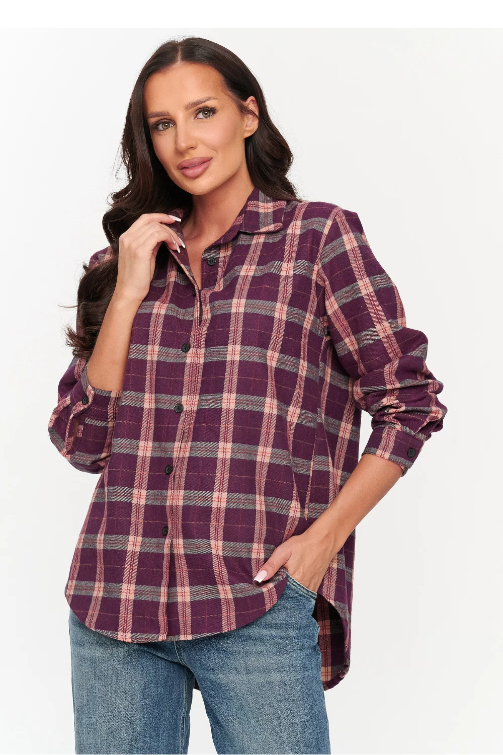 Chemise manche longue multicouleur